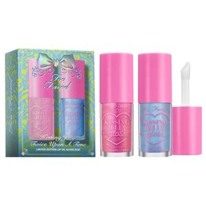 Too Faced Kissing Jelly: Twice Upon A Time, Limited Edition Lip Gloss Duo, NIB